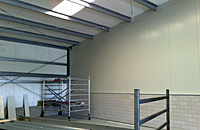 Brandvertragende muren scheidingswanden binnengevels brandwerende opslag