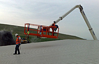 Dakinspecties hoogwerker controle waterlekkage dakbedekking verweren stormschade