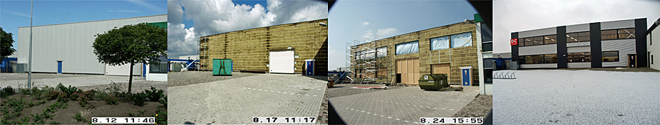 Verbouwing renoveren gevel bedrijfspand